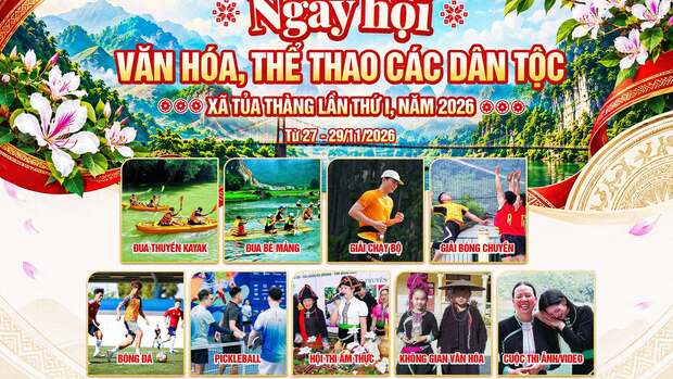 KẾ HOẠCH TỔ CHỨC NGÀY HỘI VĂN HÓA, THỂ THAO CÁC DÂN TỘC XÃ TỦA THÀNG LẦN THỨ I NĂM 2026